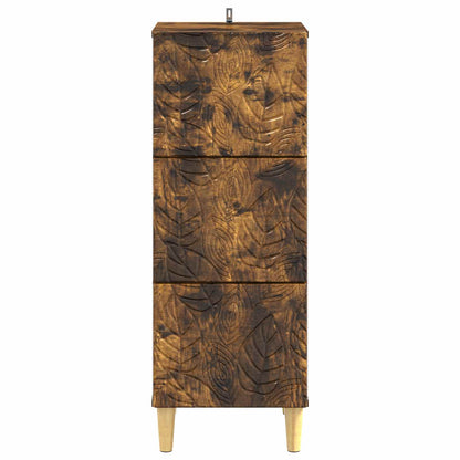Mobile con Cassetti Rovere Fumo 33 x 34,5 x 90 cm | homemem39