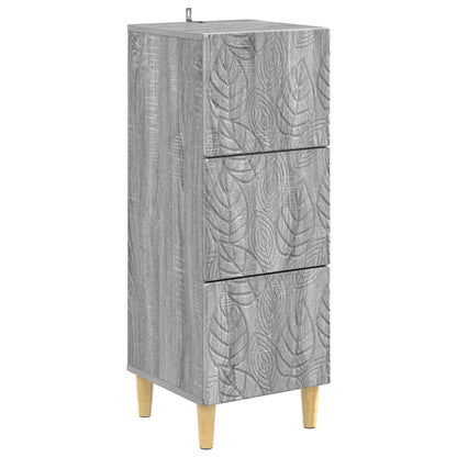 Mobile con Cassetti Sonoma grigio 33 x 34,5 x 90 cm | homemem39
