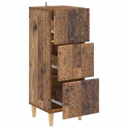 Mobile con Cassetti Legno antico 33 x 34,5 x 90 cm | homemem39