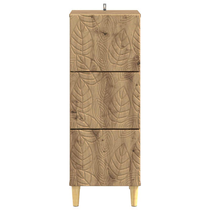 Mobile con Cassetti Rovere Artigianale 33 x 34,5 x 90 cm | homemem39