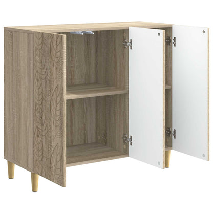 Credenza Rovere Sonoma 89 x 34,5 x 80 cm Legno ingegnerizzato