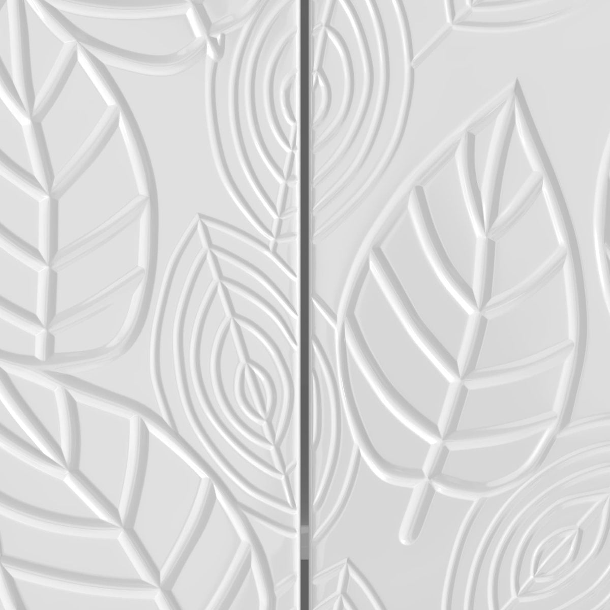 Credenza Bianco Lucido 89 x 34,5 x 80 cm Legno ingegnerizzato - homemem39