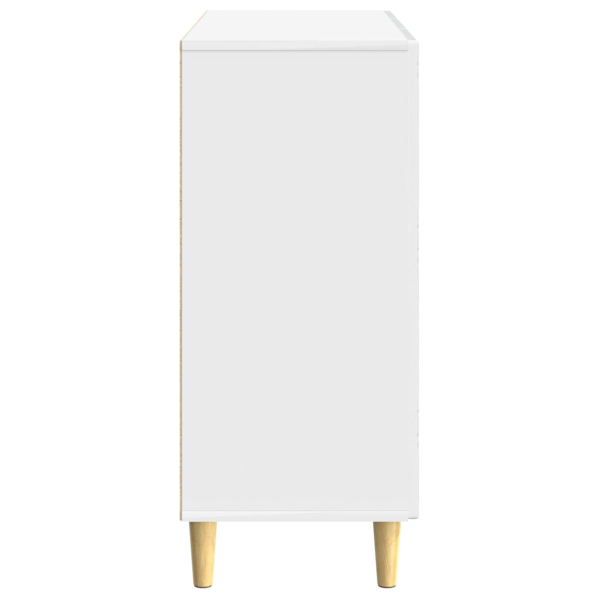 Credenza Bianco Lucido 89 x 34,5 x 80 cm Legno ingegnerizzato - homemem39