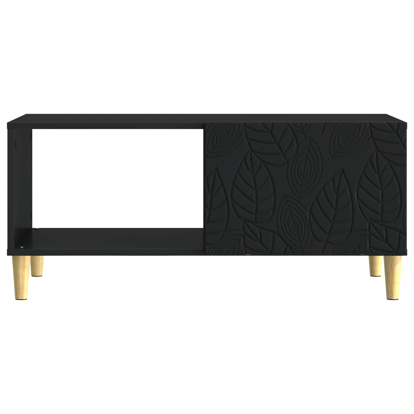 Tavolino da salotto Nero 90 x 50 x 40 cm Legno ingegnerizzato | homemem39