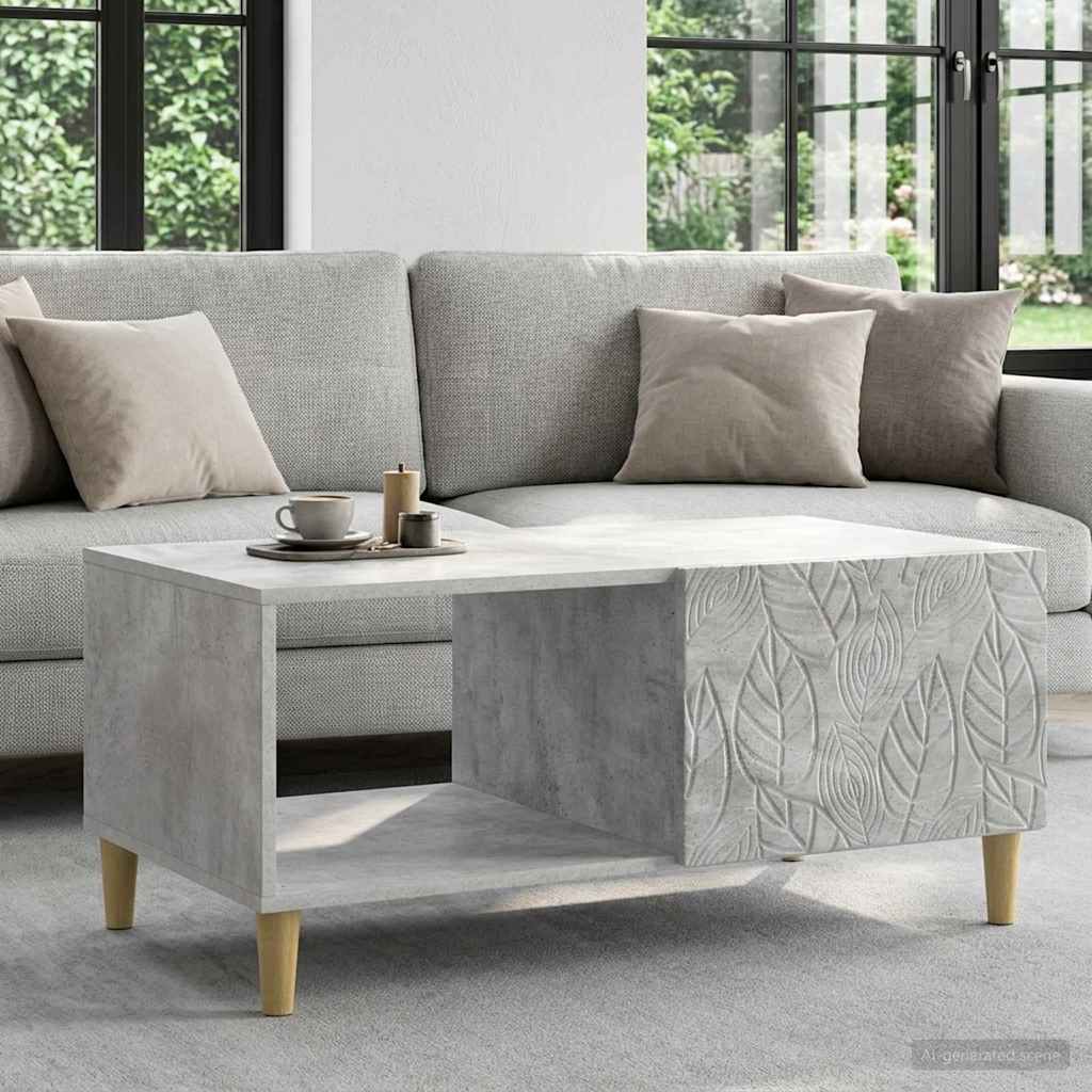 Tavolino da salotto Grigio Cemento 90 x 50 x 40 cm | homemem39