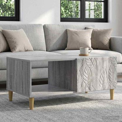 Tavolino da salotto Sonoma grigio 90 x 50 x 40 cm | homemem39
