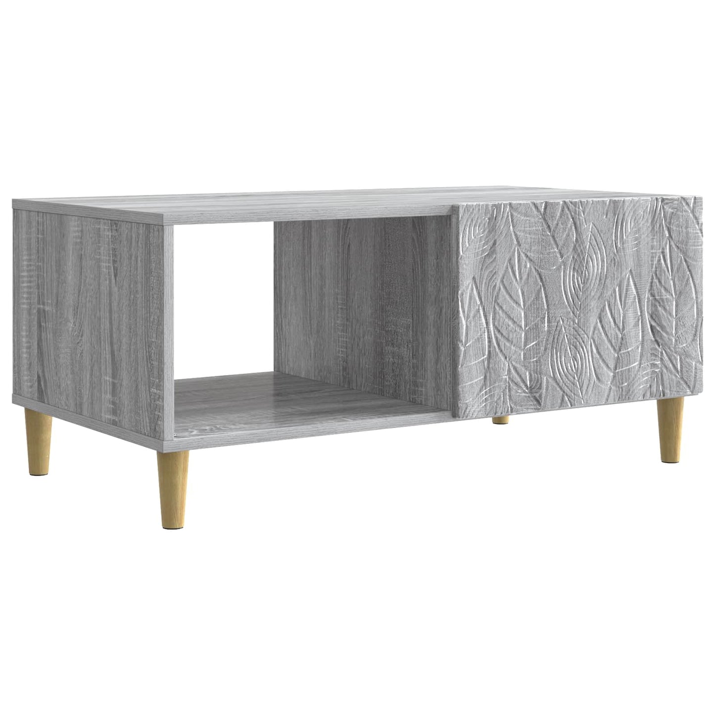 Tavolino da salotto Sonoma grigio 90 x 50 x 40 cm | homemem39