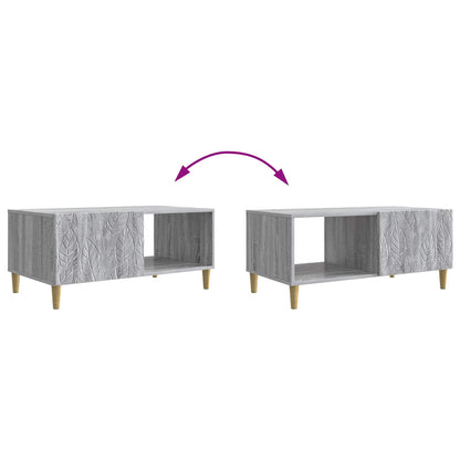 Tavolino da salotto Sonoma grigio 90 x 50 x 40 cm | homemem39