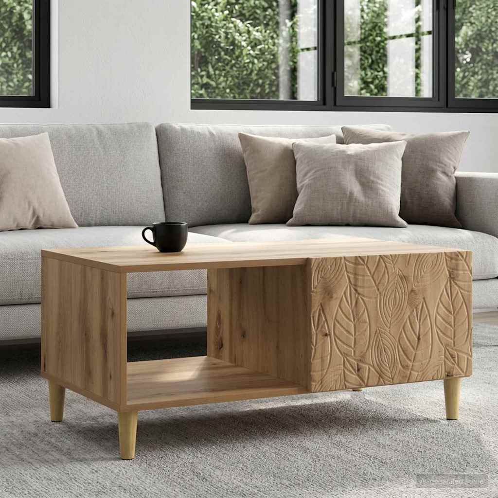 Tavolino da salotto Rovere Artigianale 90 x 50 x 40 cm | homemem39