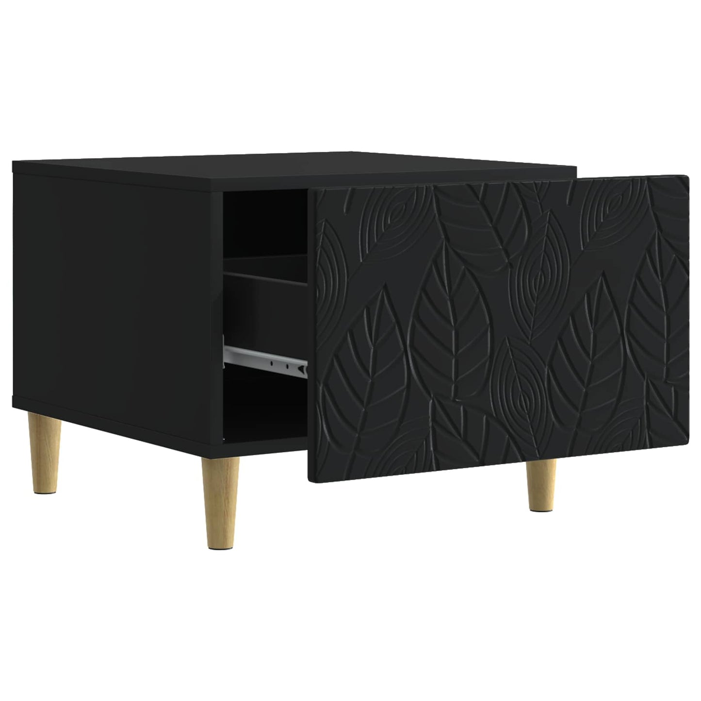 Tavolino da salotto Nero 50 x 49 x 40 cm Legno ingegnerizzato | homemem39