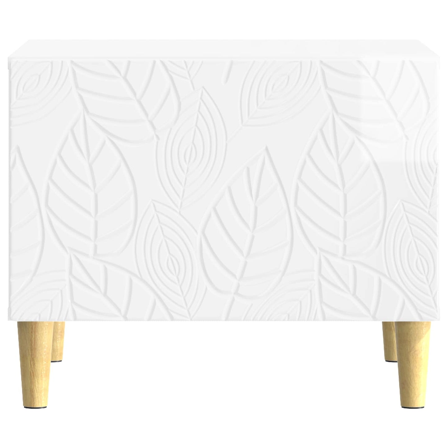 Tavolino da salotto Bianco Lucido 50 x 49 x 40 cm | homemem39