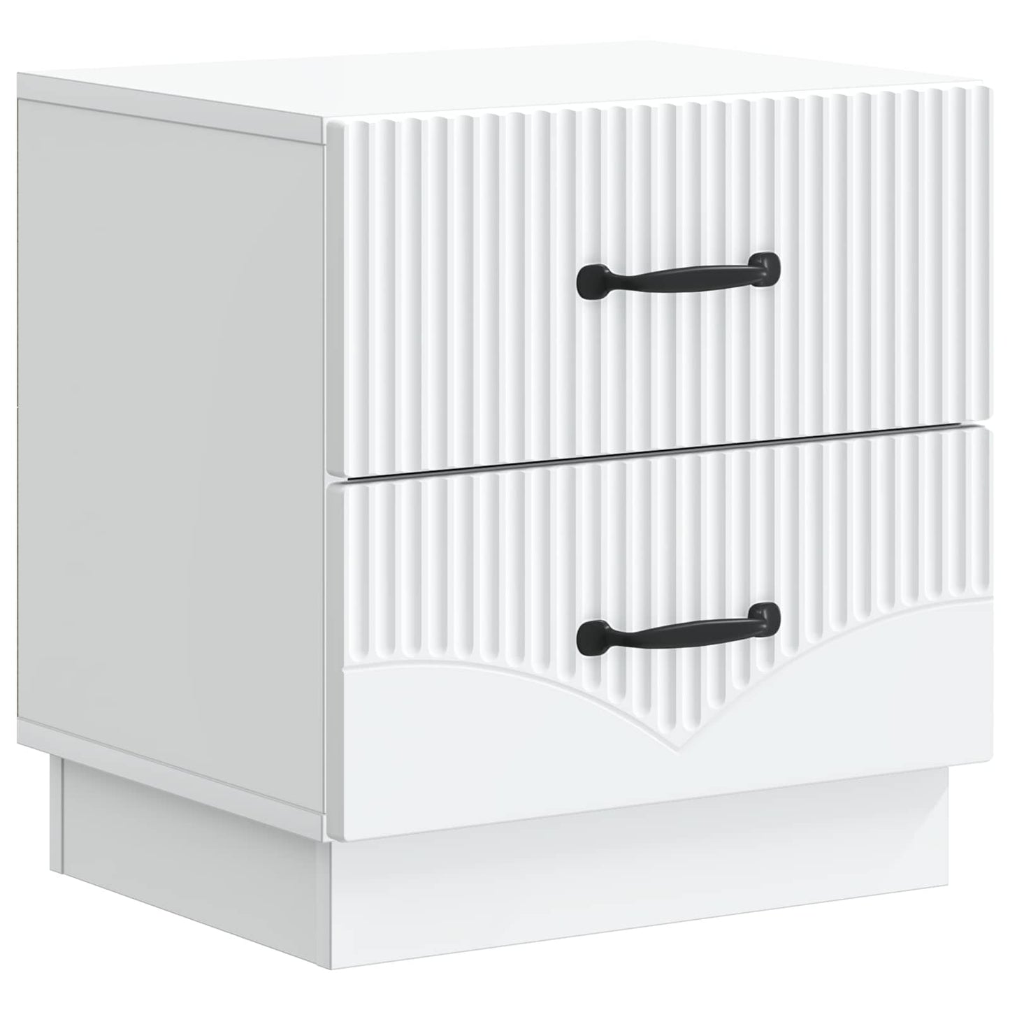 Armadio da Notte con cassetto 2 pcs Bianco 43 x 34,5 x 44,5 cm | homemem39