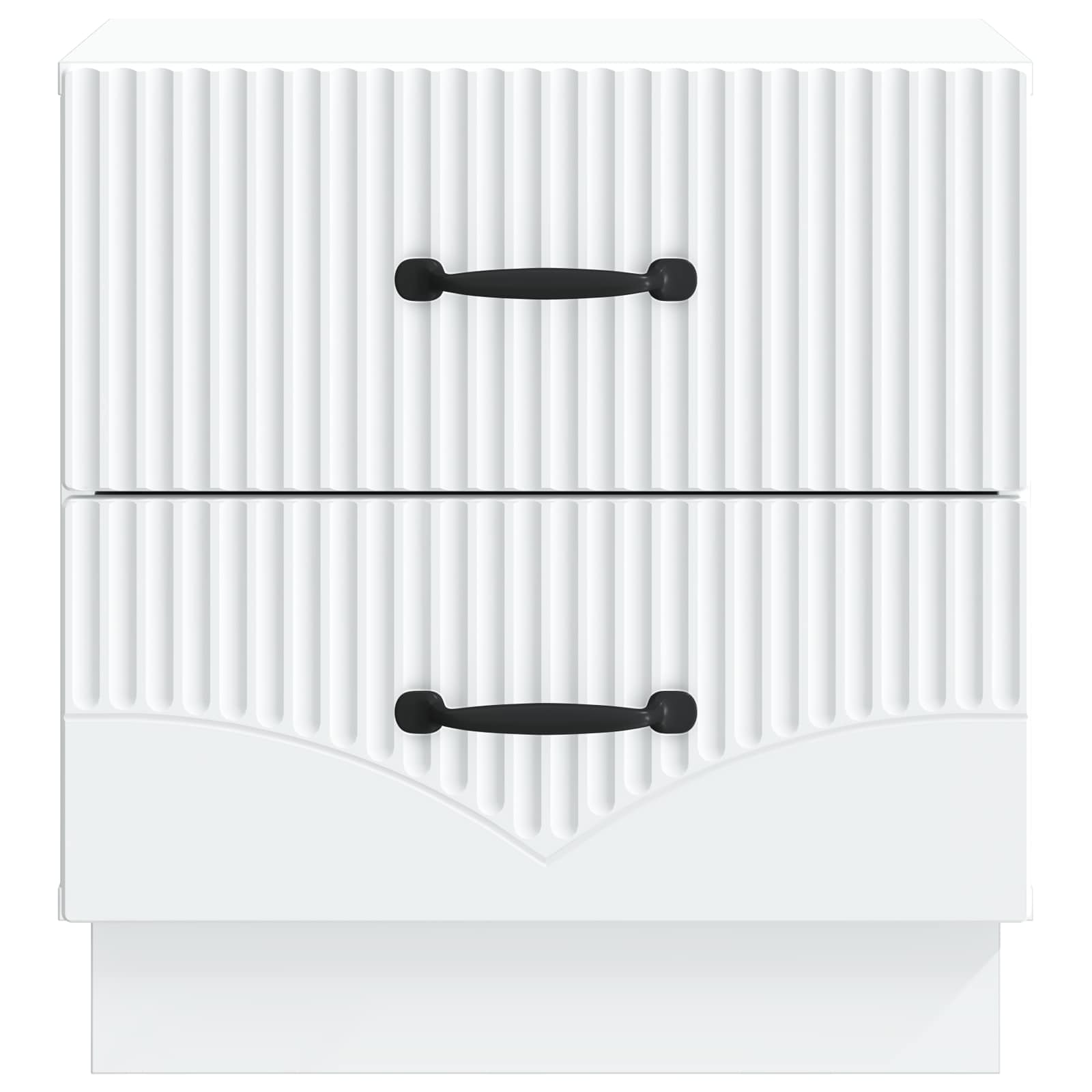 Armadio da Notte con cassetto 2 pcs Bianco 43 x 34,5 x 44,5 cm | homemem39