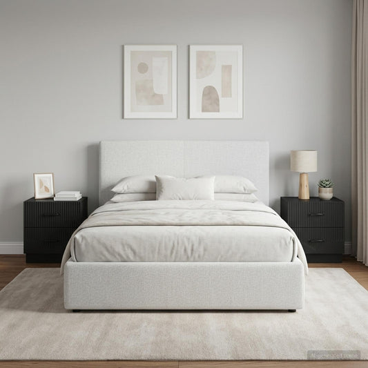Armadio da Notte 2 pz Nero 43 x 34,5 x 44,5 cm