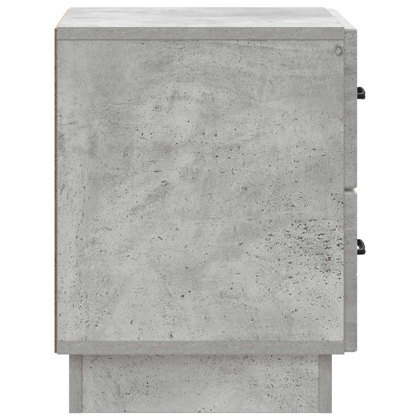 Armadio da Notte 2 pcs Grigio Cemento 43 x 34,5 x 44,5 cm | homemem39