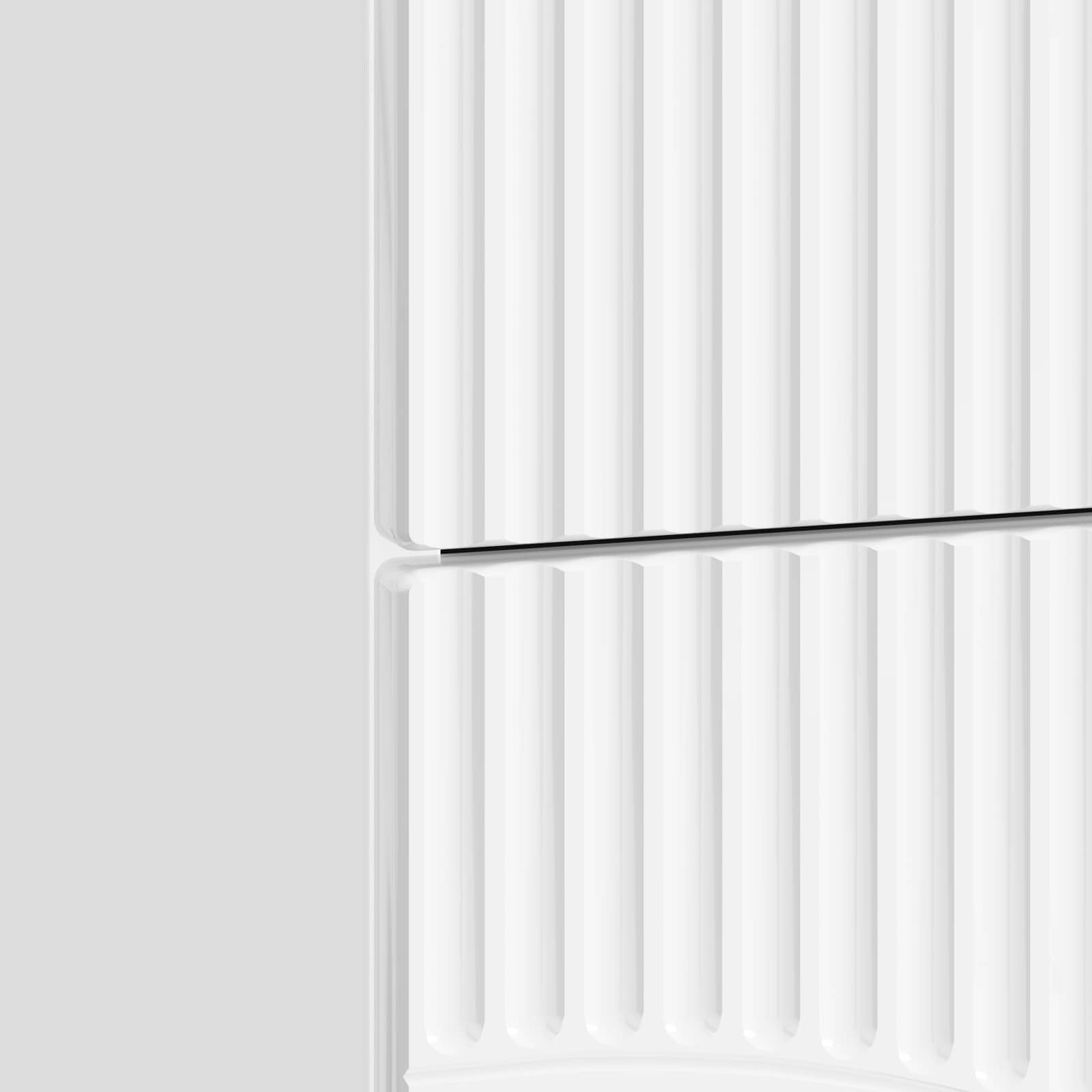 Armadio da Notte 2 pcs Bianco Lucido 43 x 34,5 x 44,5 cm | homemem39