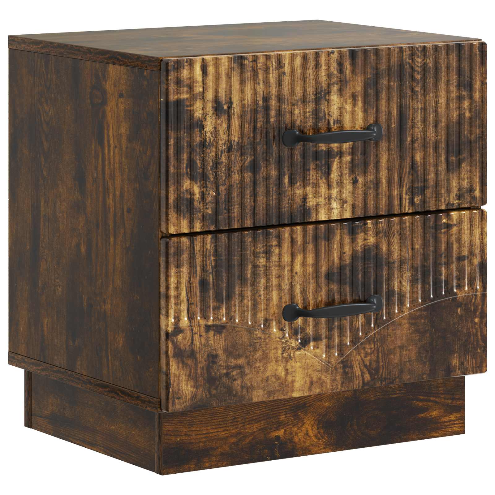 Armadio da Notte con cassetto Rovere Fumo 43 x 34,5 x 44,5 cm | homemem39