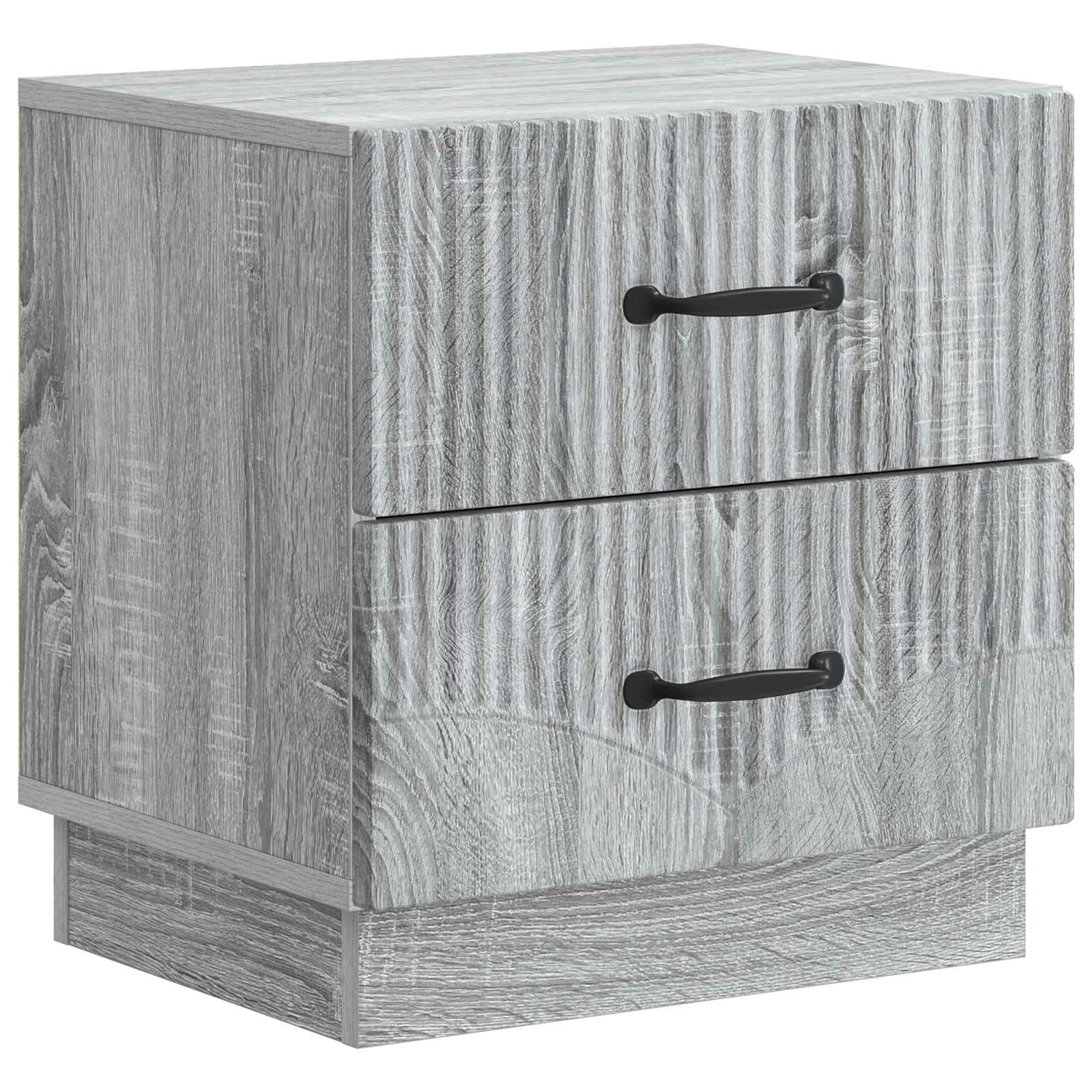 Armadio da Notte con cassetto Grigio Sonoma 43 x 34,5 x 44,5 cm | homemem39