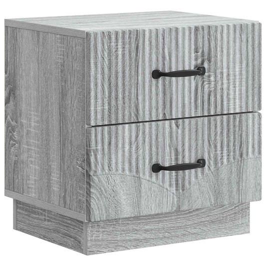 Armadio da Notte con cassetto Grigio Sonoma 43 x 34,5 x 44,5 cm | homemem39
