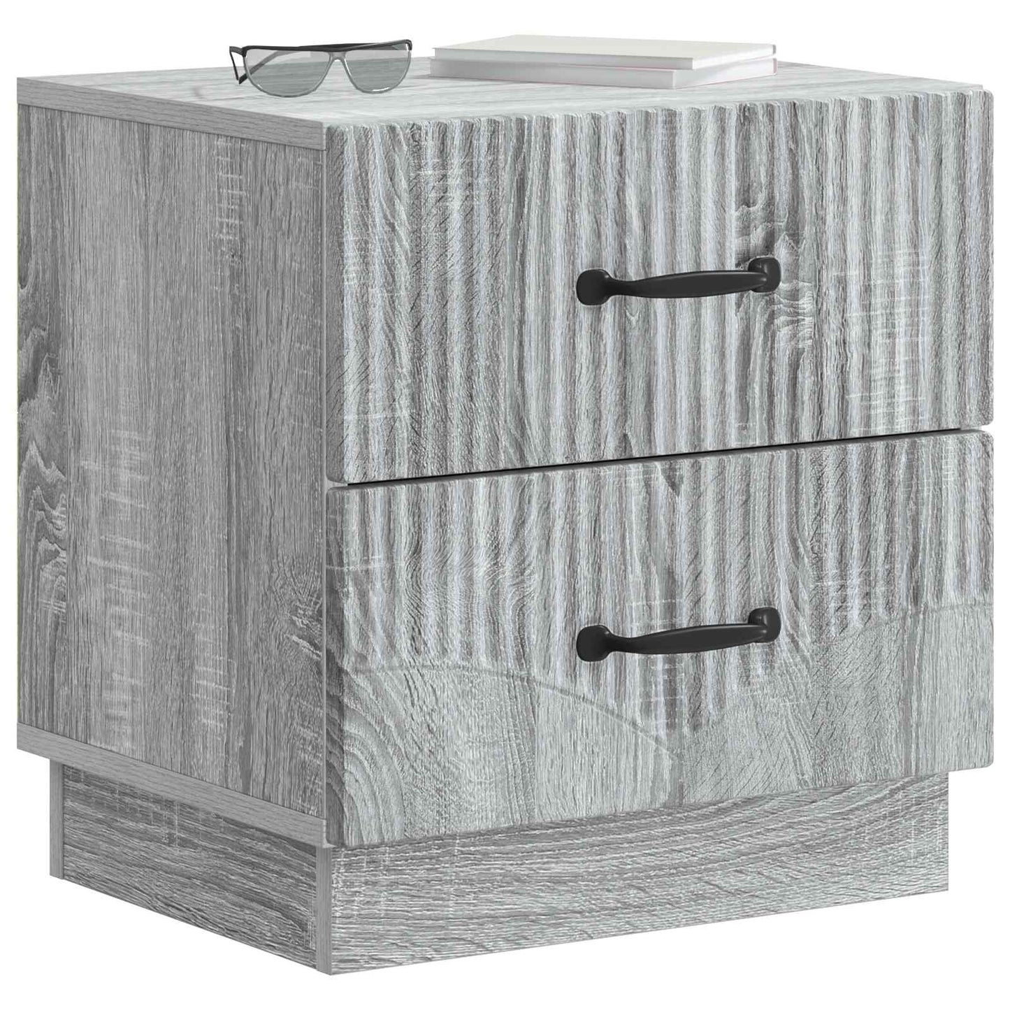 Armadio da Notte con cassetto Grigio Sonoma 43 x 34,5 x 44,5 cm | homemem39