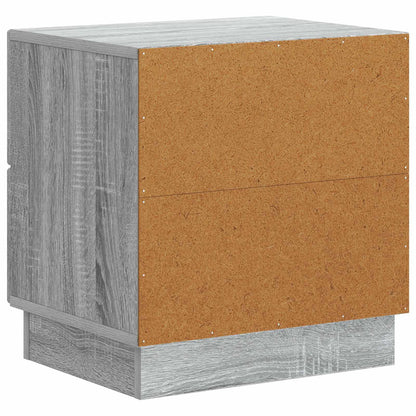 Armadio da Notte 2 pcs Grigio Sonoma 43 x 34,5 x 44,5 cm