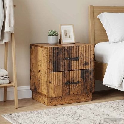 Armadio da Notte 2 pcs Legno antico 43 x 34,5 x 44,5 cm