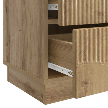 Armadio da Notte 2 pcs Rovere Artigianale 43 x 34,5 x 44,5 cm | homemem39