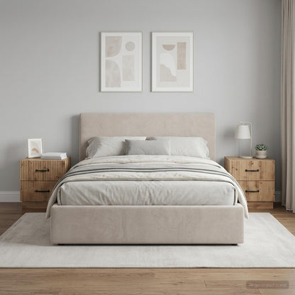Armadio da Notte 2 pz Rovere Artigianale 43 x 34,5 x 44,5 cm