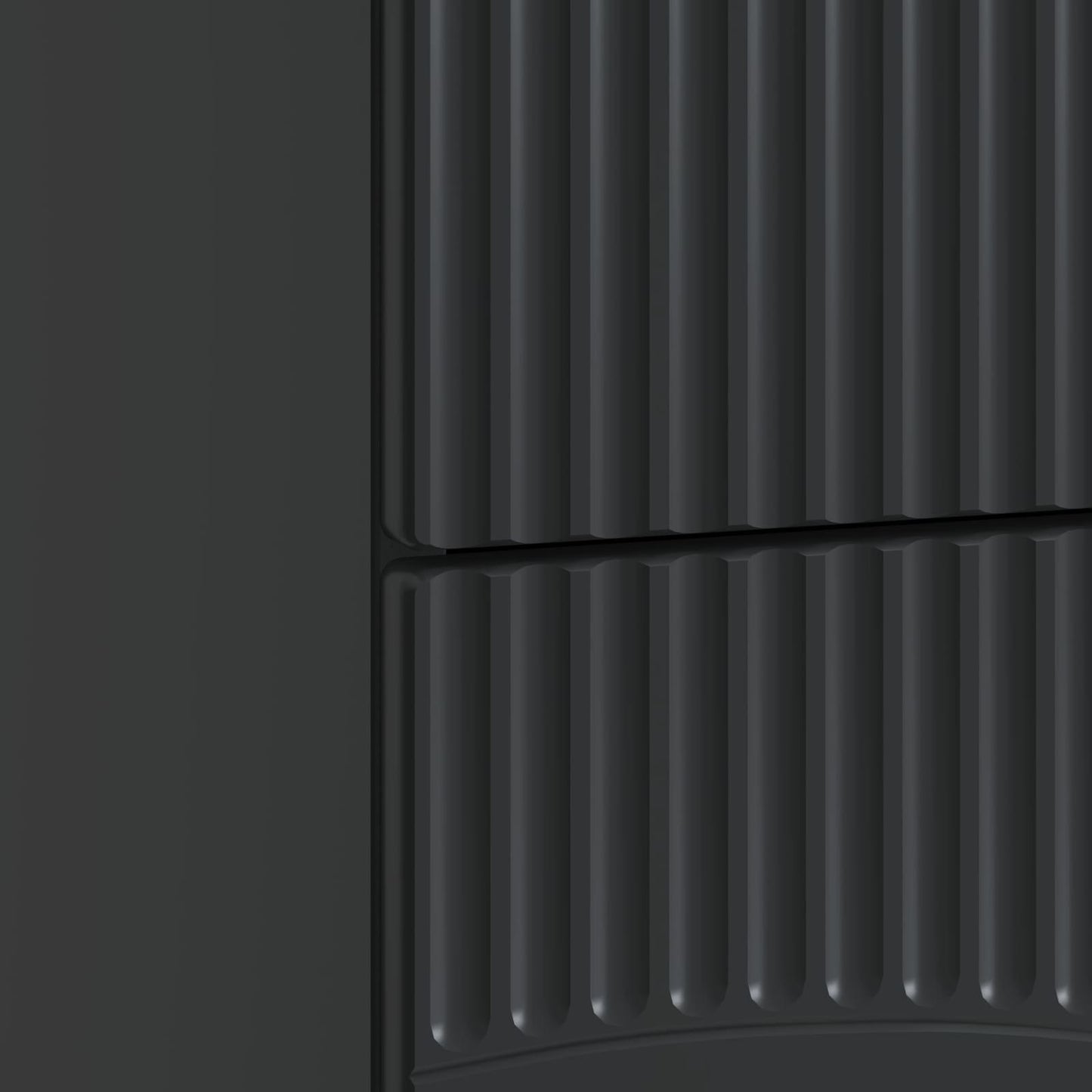 Armadio da Notte Nero 62 x 34,5 x 44,5 cm Legno ingegnerizzato | homemem39