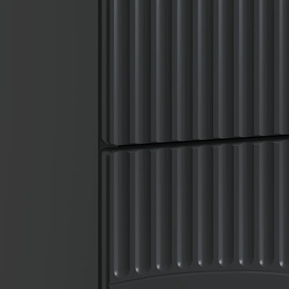 Armadio da Notte Nero 62 x 34,5 x 44,5 cm Legno ingegnerizzato | homemem39
