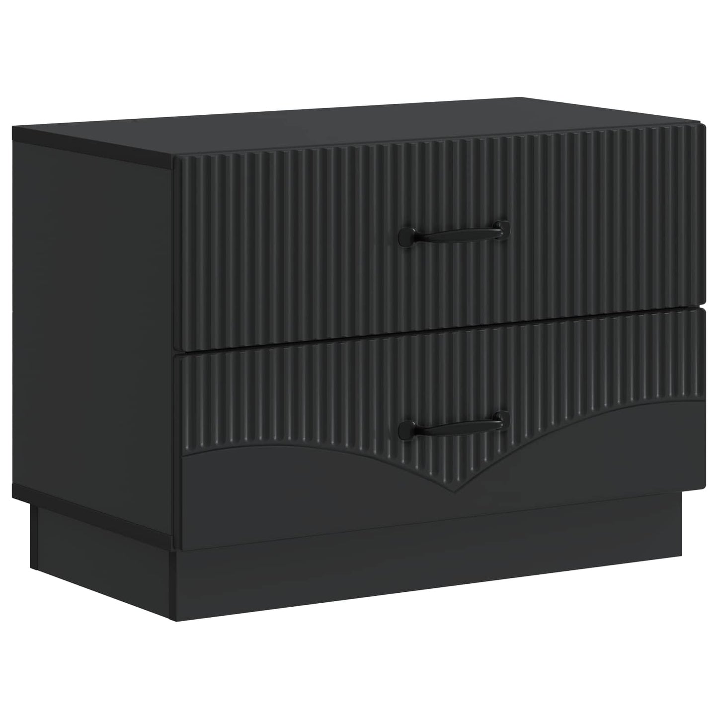 Armadio da Notte Nero 62 x 34,5 x 44,5 cm Legno ingegnerizzato | homemem39