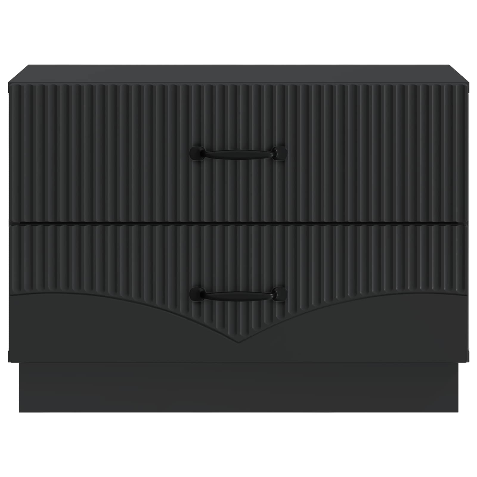 Armadio da Notte Nero 62 x 34,5 x 44,5 cm Legno ingegnerizzato | homemem39