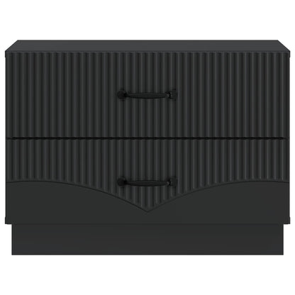 Armadio da Notte Nero 62 x 34,5 x 44,5 cm Legno ingegnerizzato