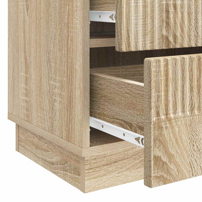 Armadio da Notte con cassetto Rovere Sonoma 62 x 34,5 x 44,5 cm