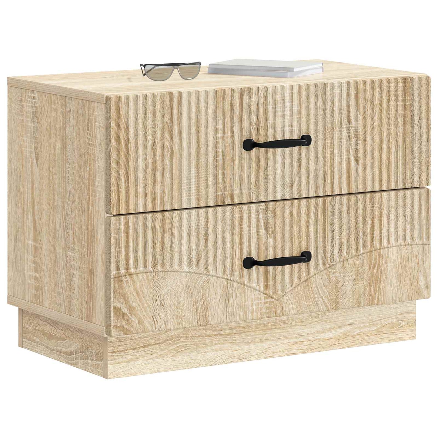 Armadio da Notte con cassetto Rovere Sonoma 62 x 34,5 x 44,5 cm | homemem39