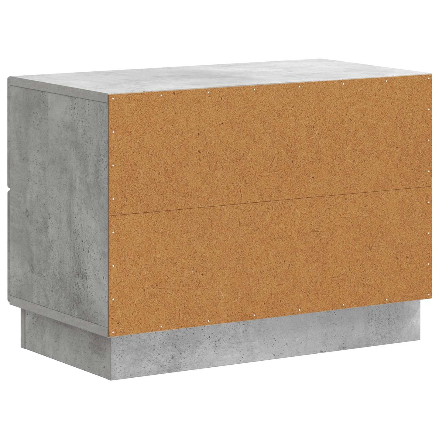 Armadio da Notte Grigio Cemento 62 x 34,5 x 44,5 cm