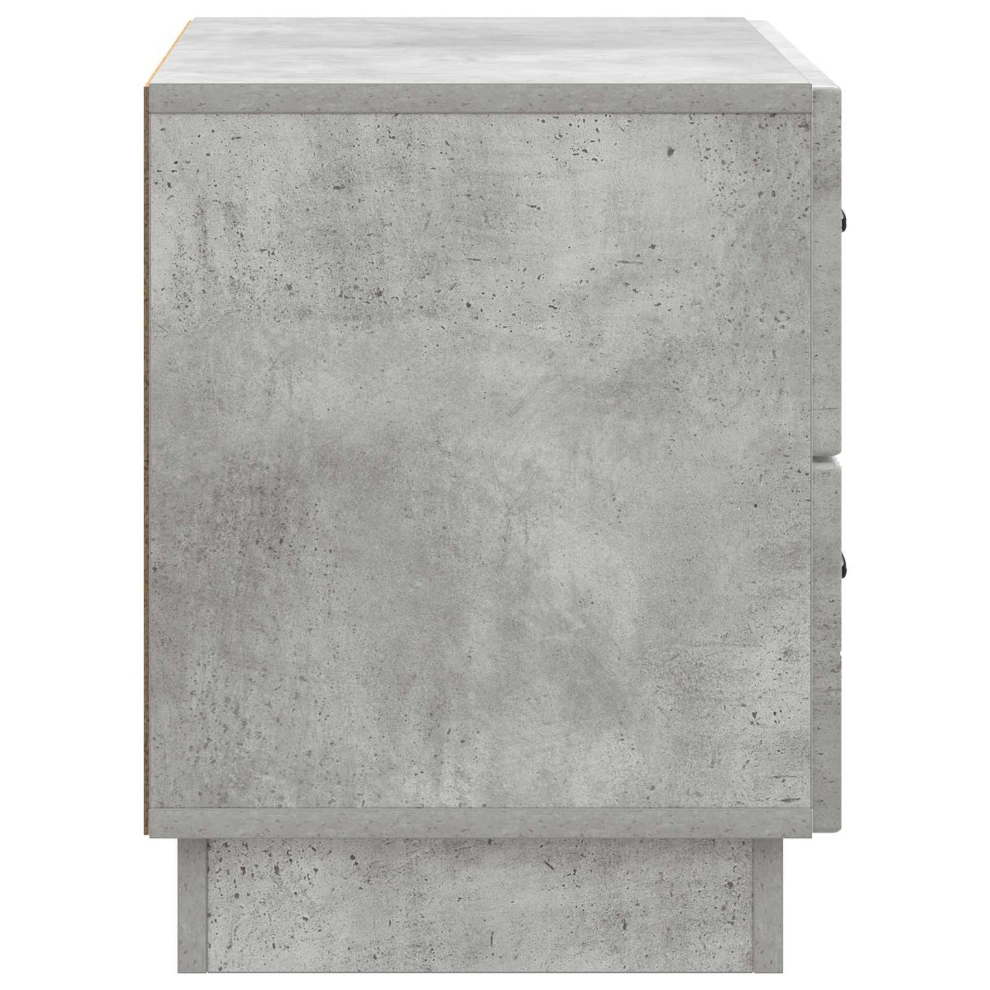 Armadio da Notte Grigio Cemento 62 x 34,5 x 44,5 cm