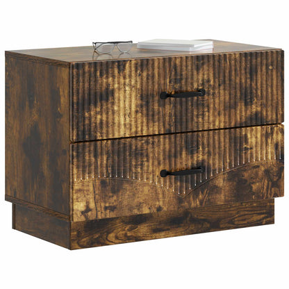 Armadio da Notte con cassetto Rovere Fumo 62 x 34,5 x 44,5 cm | homemem39