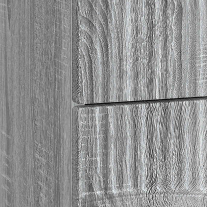 Armadio da Notte con cassetto Grigio Sonoma 62 x 34,5 x 44,5 cm