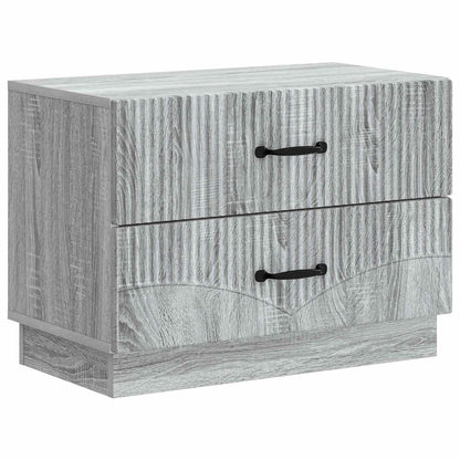 Armadio da Notte con cassetto Grigio Sonoma 62 x 34,5 x 44,5 cm
