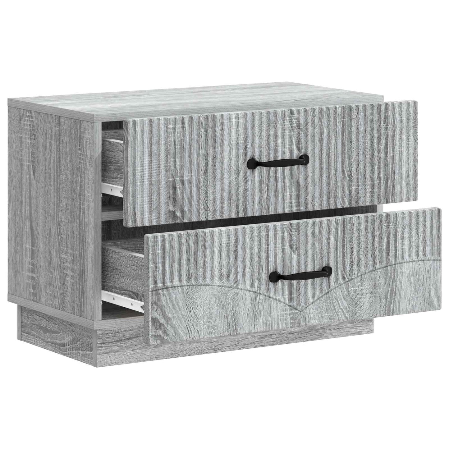 Armadio da Notte con cassetto Grigio Sonoma 62 x 34,5 x 44,5 cm