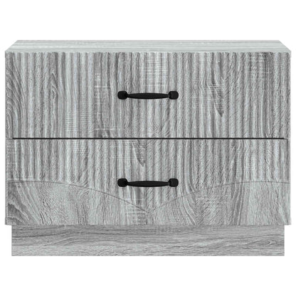 Armadio da Notte con cassetto Grigio Sonoma 62 x 34,5 x 44,5 cm