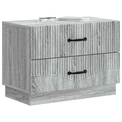 Armadio da Notte con cassetto Grigio Sonoma 62 x 34,5 x 44,5 cm