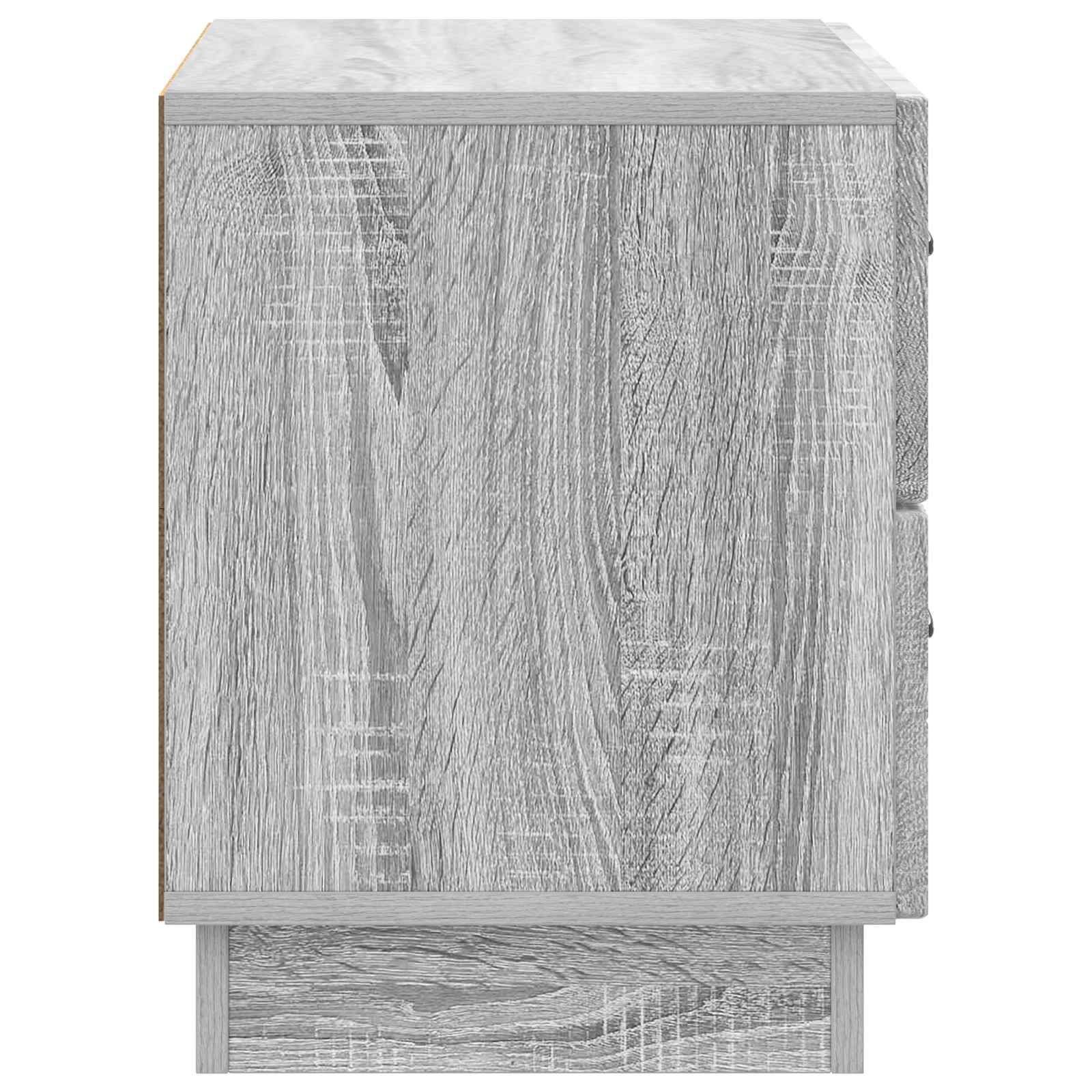 Armadio da Notte con cassetto Grigio Sonoma 62 x 34,5 x 44,5 cm | homemem39