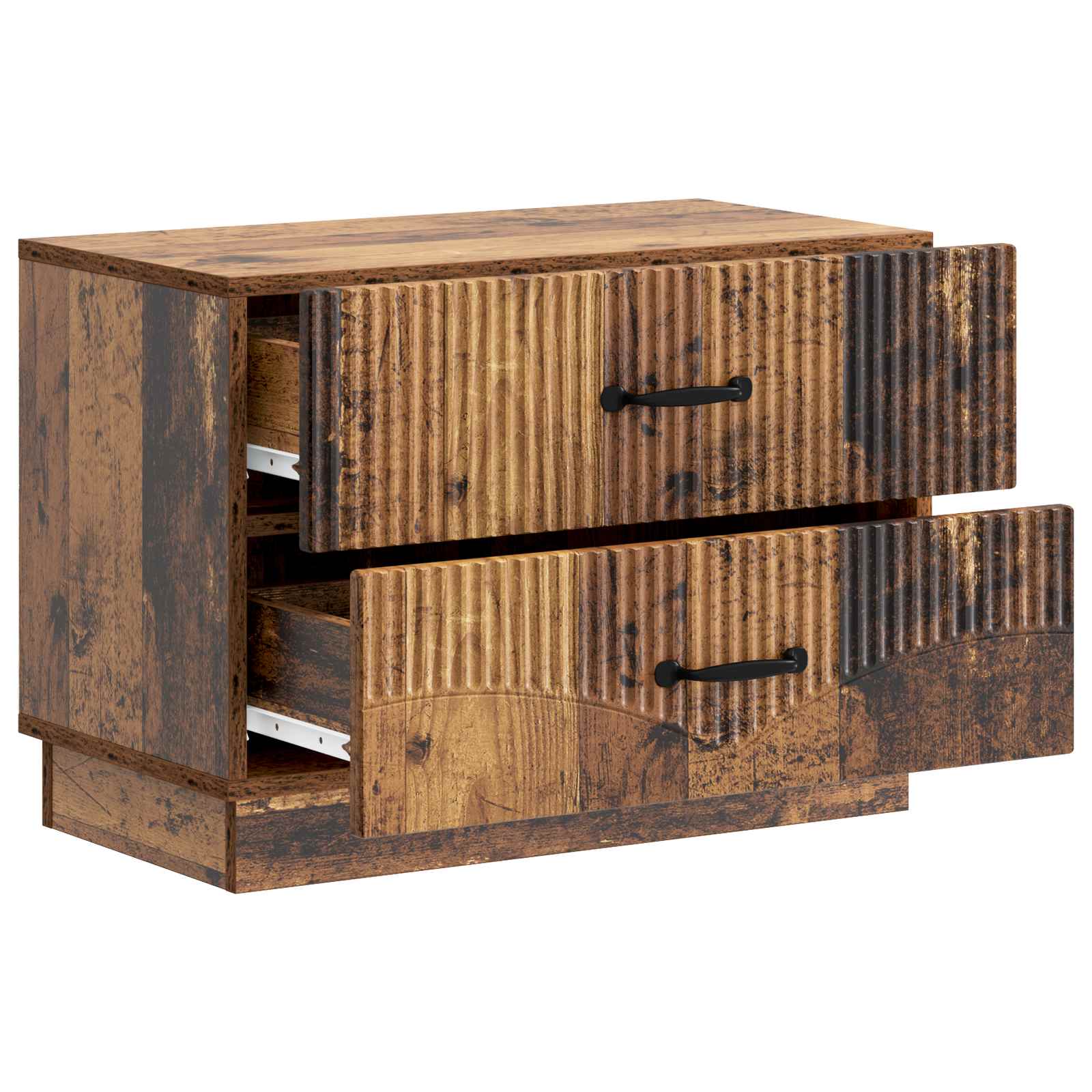 Armadio da Notte con cassetto Legno antico 62 x 34,5 x 44,5 cm | homemem39