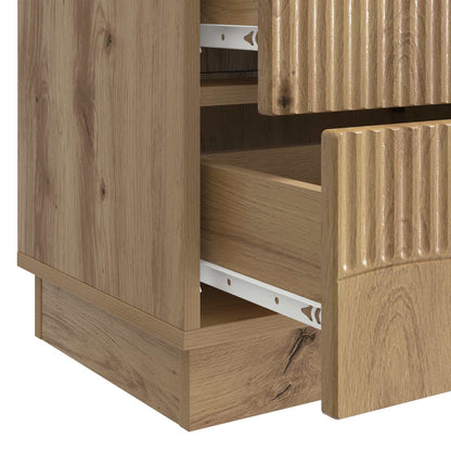 Armadio da Notte Rovere Artigianale 62 x 34,5 x 44,5 cm | homemem39