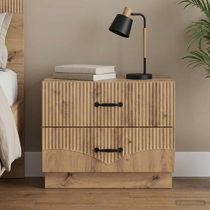 Armadio da Notte Rovere Artigianale 62 x 34,5 x 44,5 cm