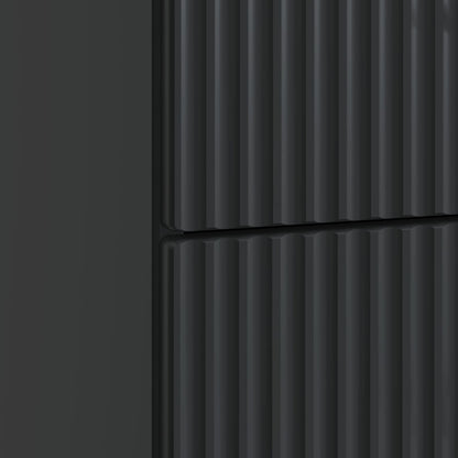 Armadio da Notte Nero 43 x 41 x 63,5 cm Legno ingegnerizzato | homemem39