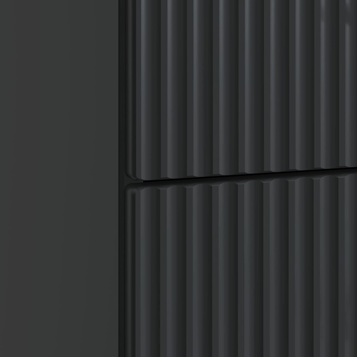 Armadio da Notte Nero 43 x 41 x 63,5 cm Legno ingegnerizzato