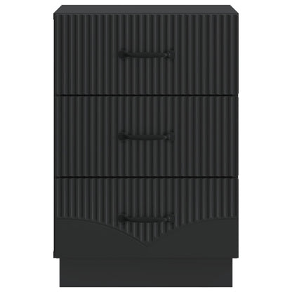 Armadio da Notte Nero 43 x 41 x 63,5 cm Legno ingegnerizzato | homemem39